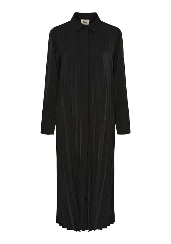 Klänningar - Frida pleat dress – Black